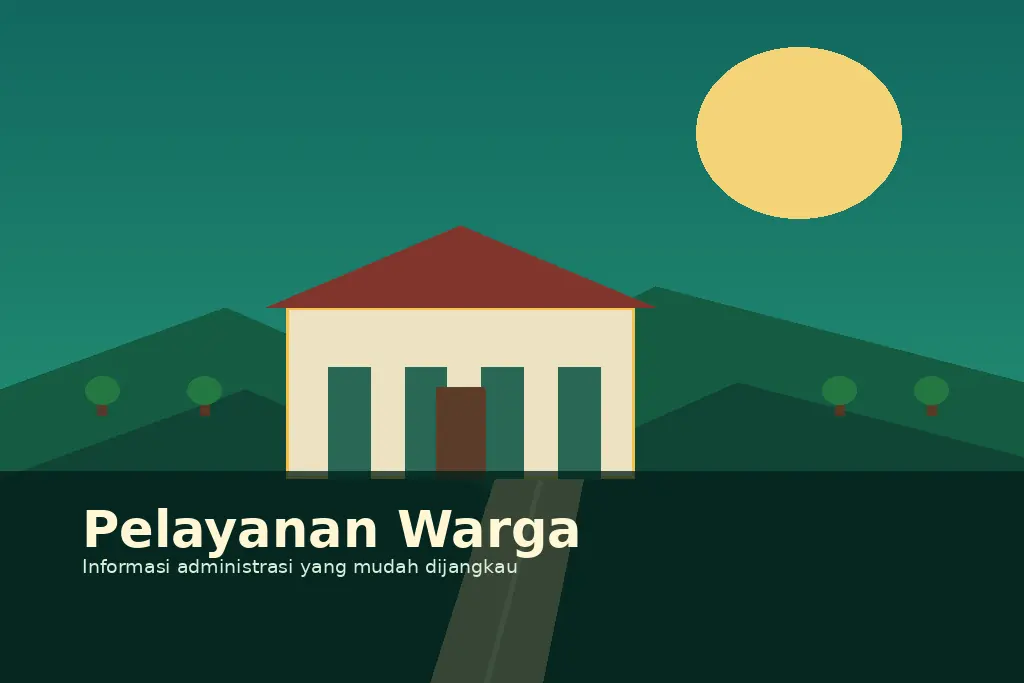 Ilustrasi pelayanan Pemerintah Kelurahan Pangkalan Balai
