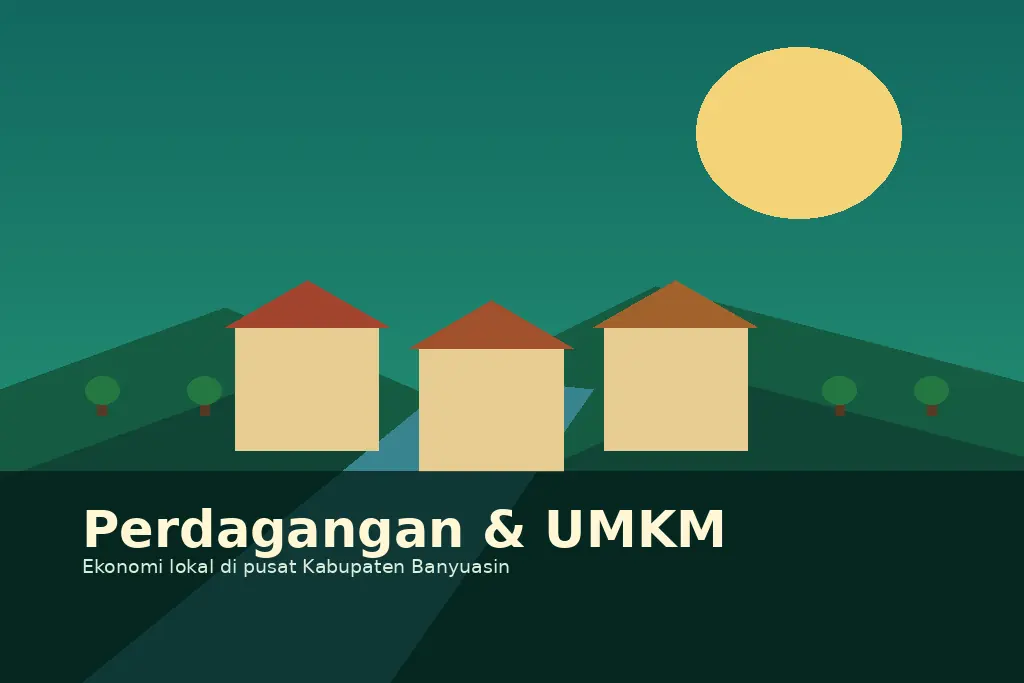 Ilustrasi Pasar rakyat & perdagangan Kelurahan Pangkalan Balai